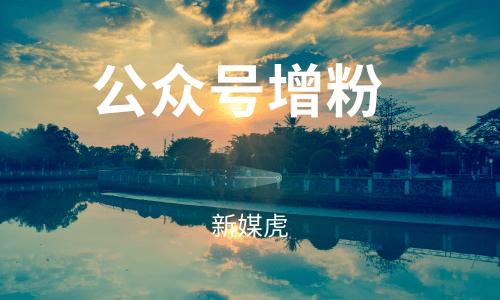 公众号增粉-新媒虎 公众号增粉-新媒虎